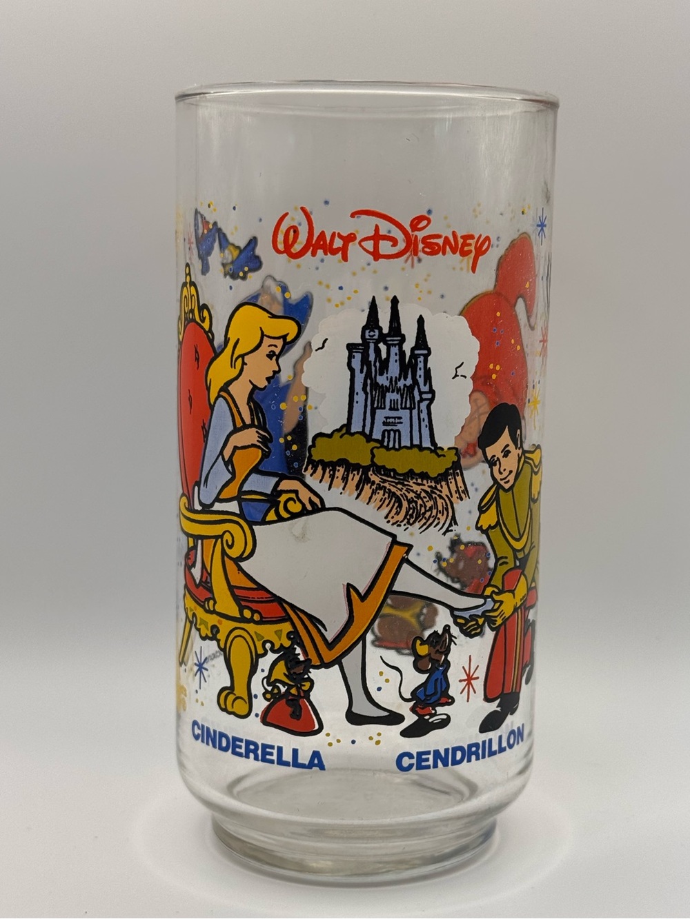 1980’s McDonald’s Cinderella x Coca Cola Collectible Drinking Glass.